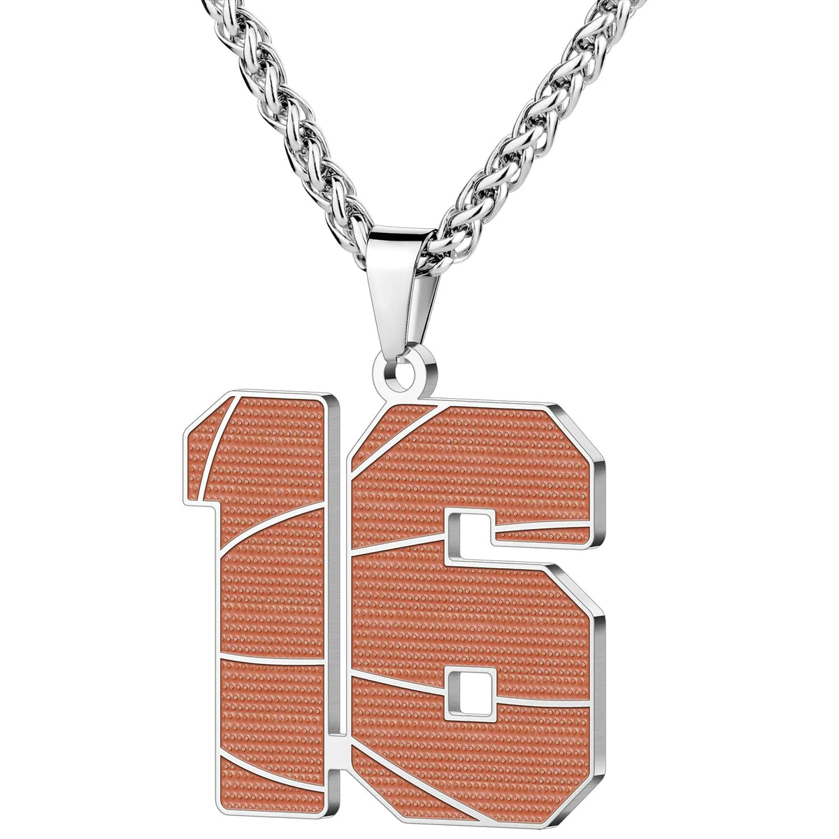 Wholesale Basketball Number Necklace | 0-99 | MOQ6 | HAWSON