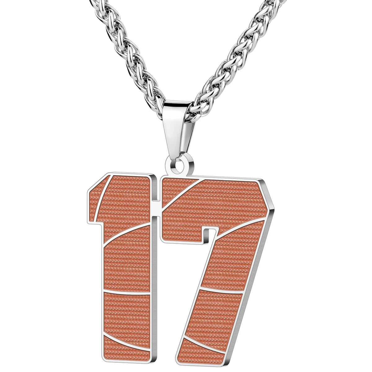 Wholesale Basketball Number Necklace | 0-99 | MOQ6 | HAWSON