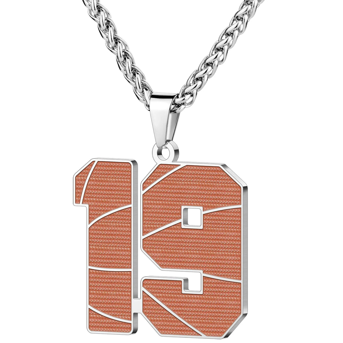 Wholesale Basketball Number Necklace | 0-99 | MOQ6 | HAWSON