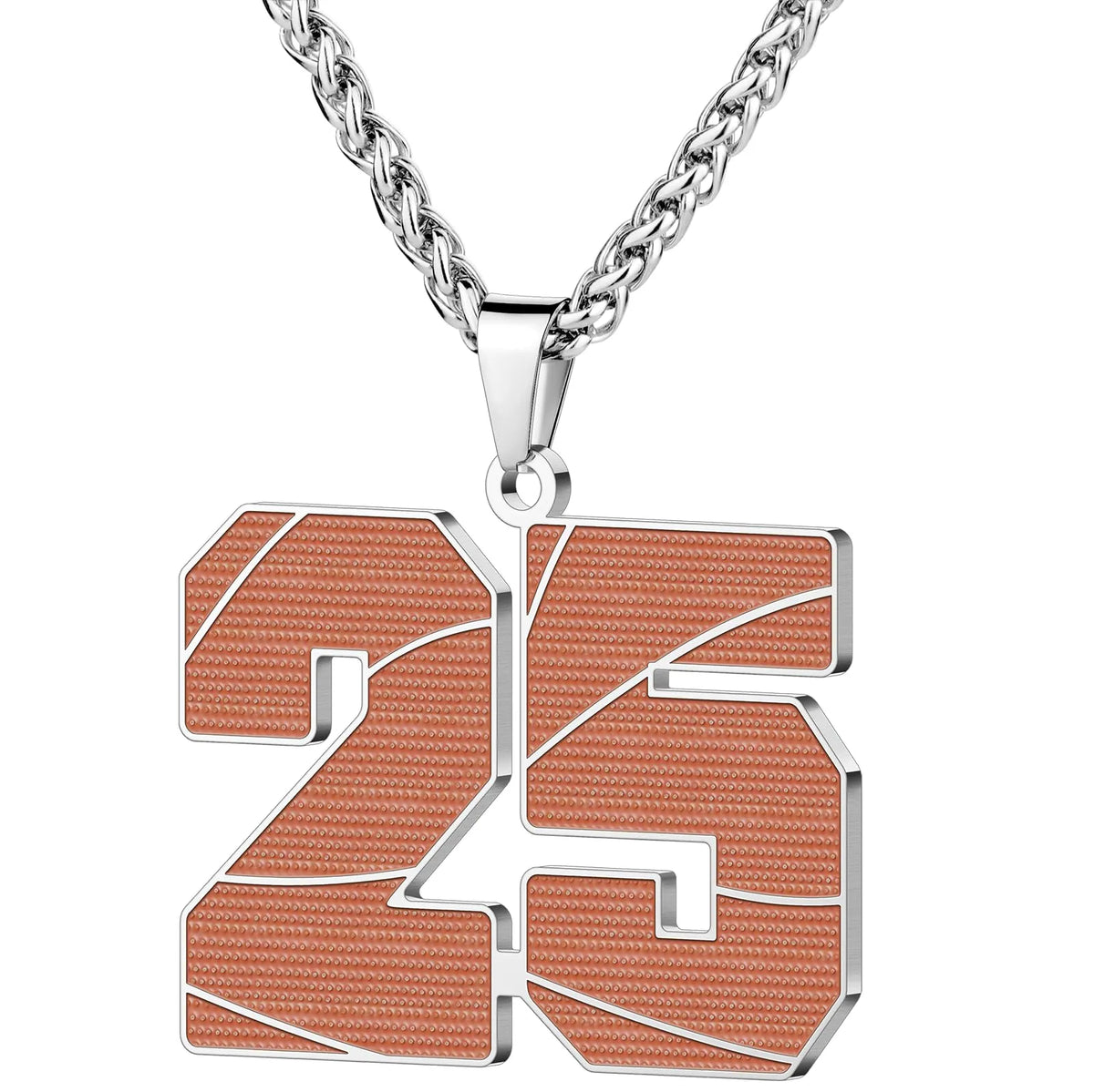 Wholesale Basketball Number Necklace | 0-99 | MOQ6 | HAWSON