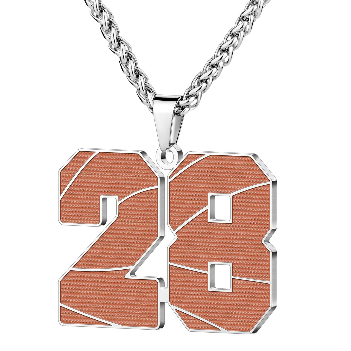 Wholesale Basketball Number Necklace | 0-99 | MOQ6 | HAWSON