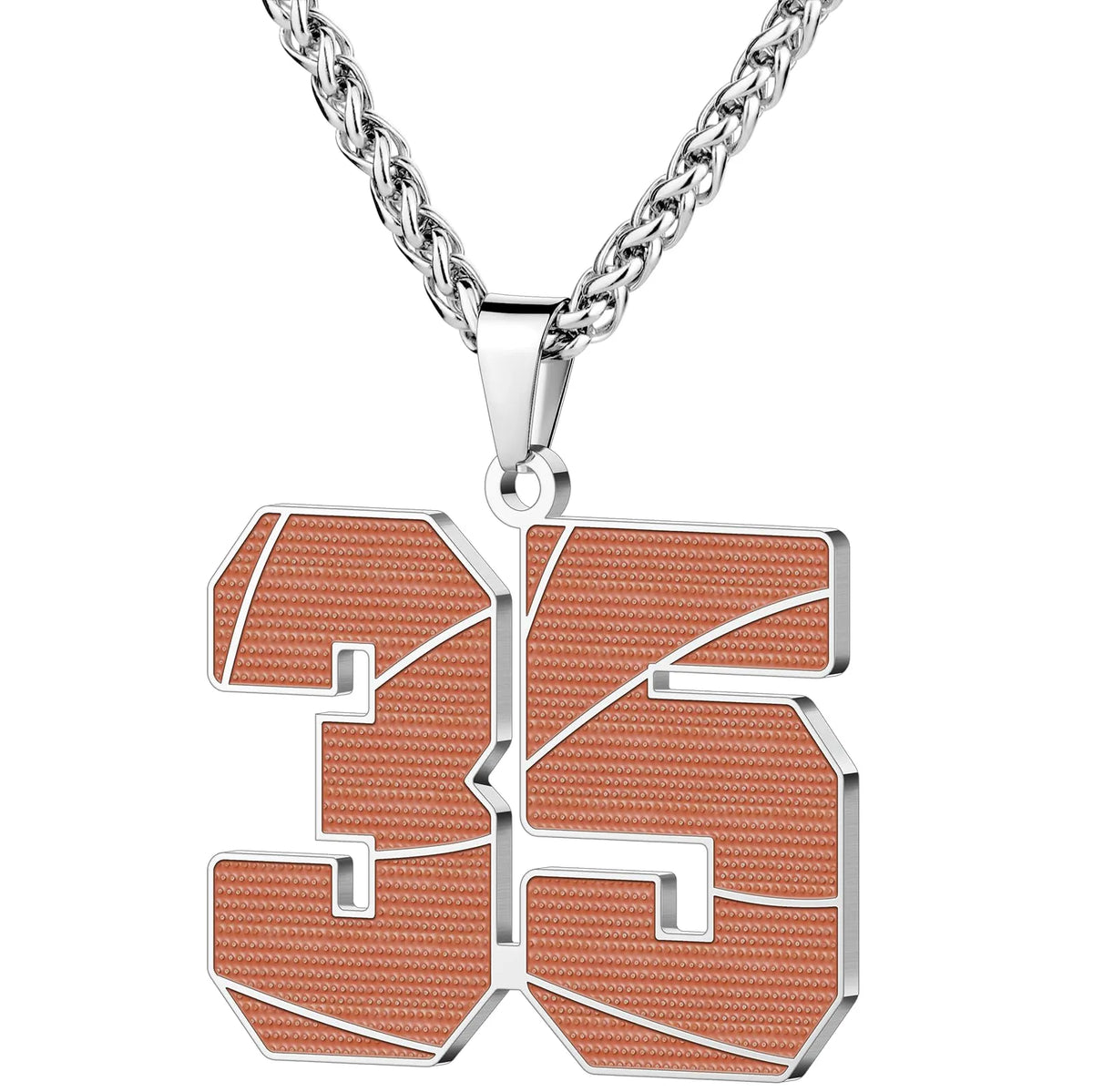 Wholesale Basketball Number Necklace | 0-99 | MOQ6 | HAWSON