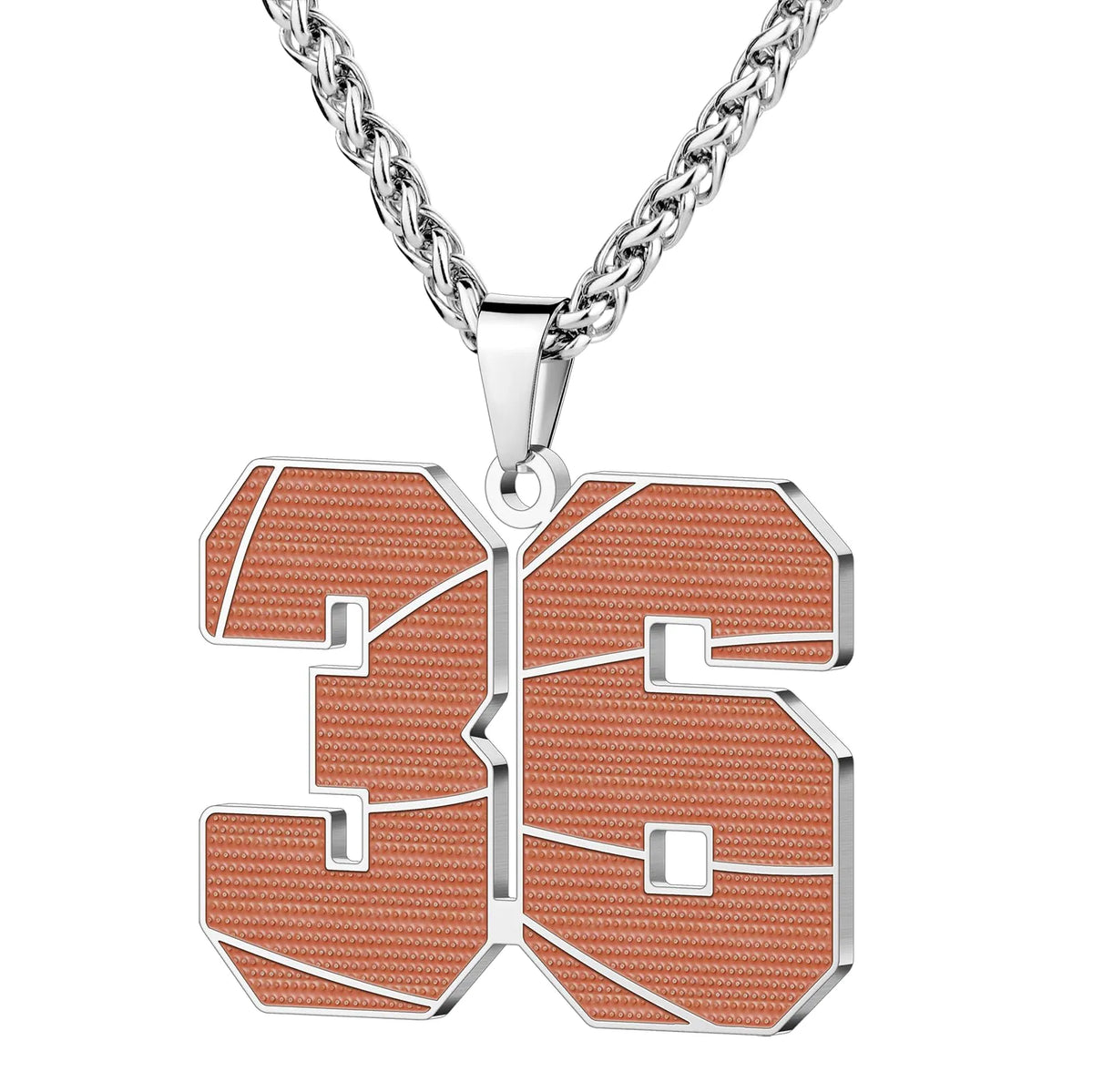 Wholesale Basketball Number Necklace | 0-99 | MOQ6 | HAWSON