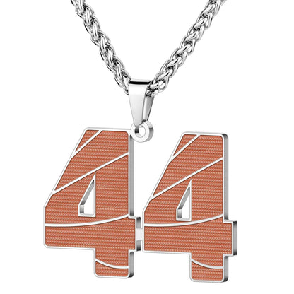 Wholesale Basketball Number Necklace | 0-99 | MOQ6 | HAWSON