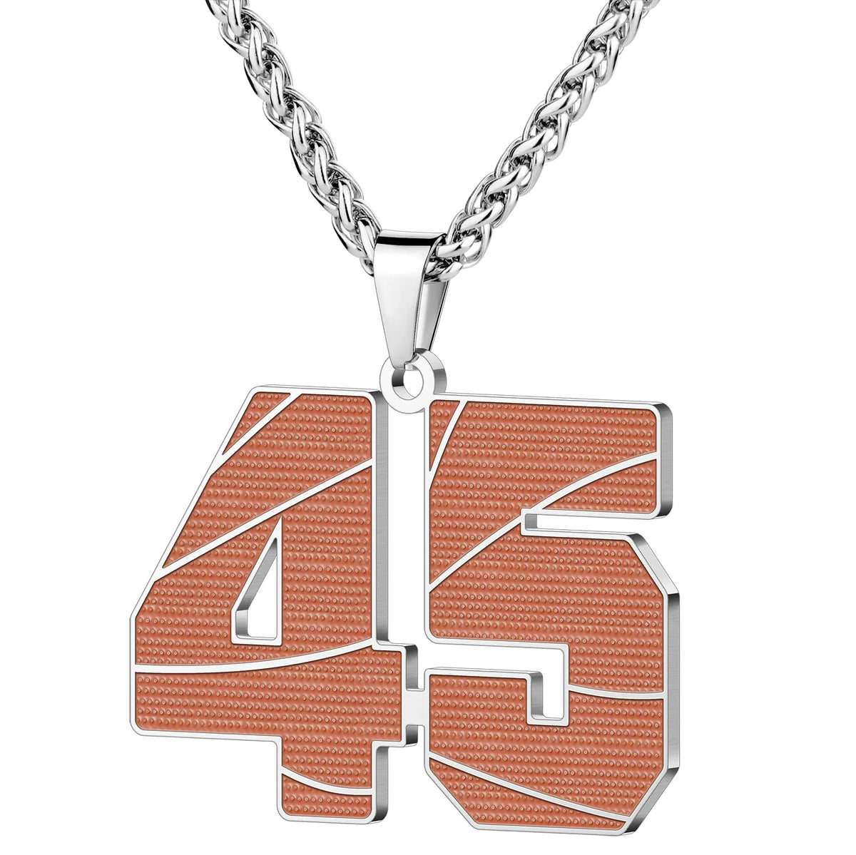 Wholesale Basketball Number Necklace | 0-99 | MOQ6 | HAWSON