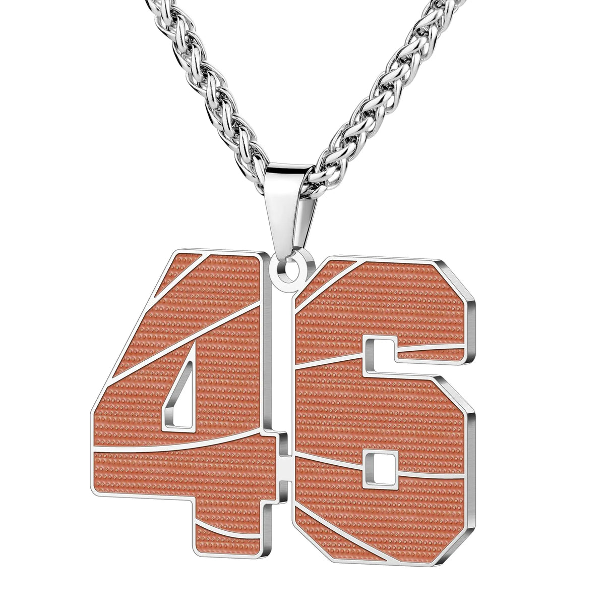 Wholesale Basketball Number Necklace | 0-99 | MOQ6 | HAWSON