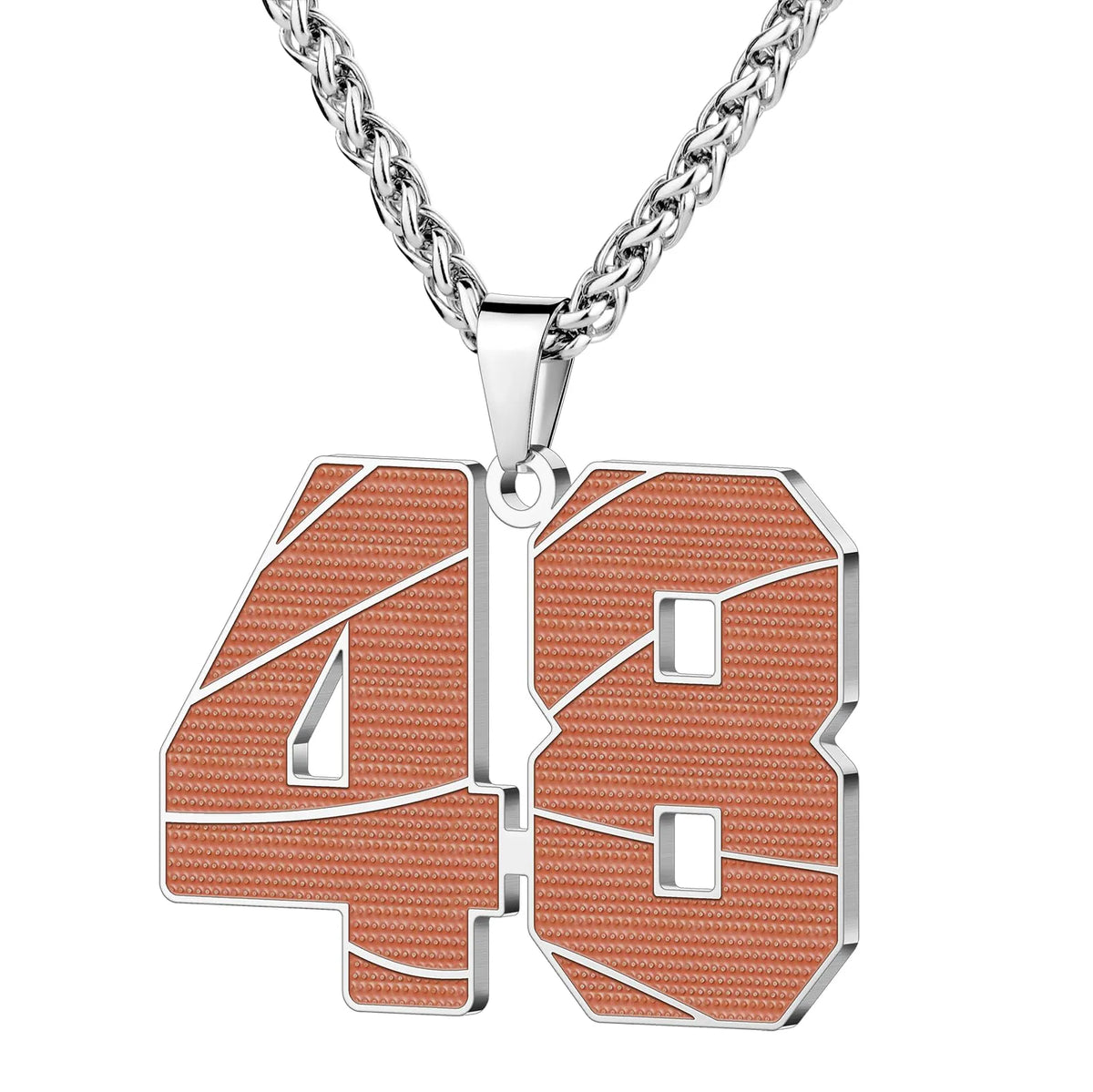 Wholesale Basketball Number Necklace | 0-99 | MOQ6 | HAWSON