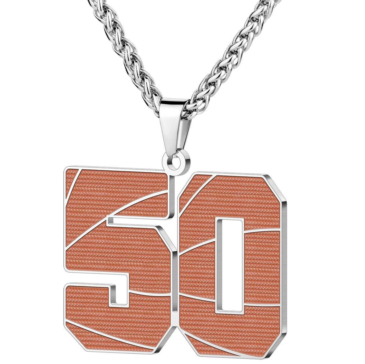 Wholesale Basketball Number Necklace | 0-99 | MOQ6 | HAWSON