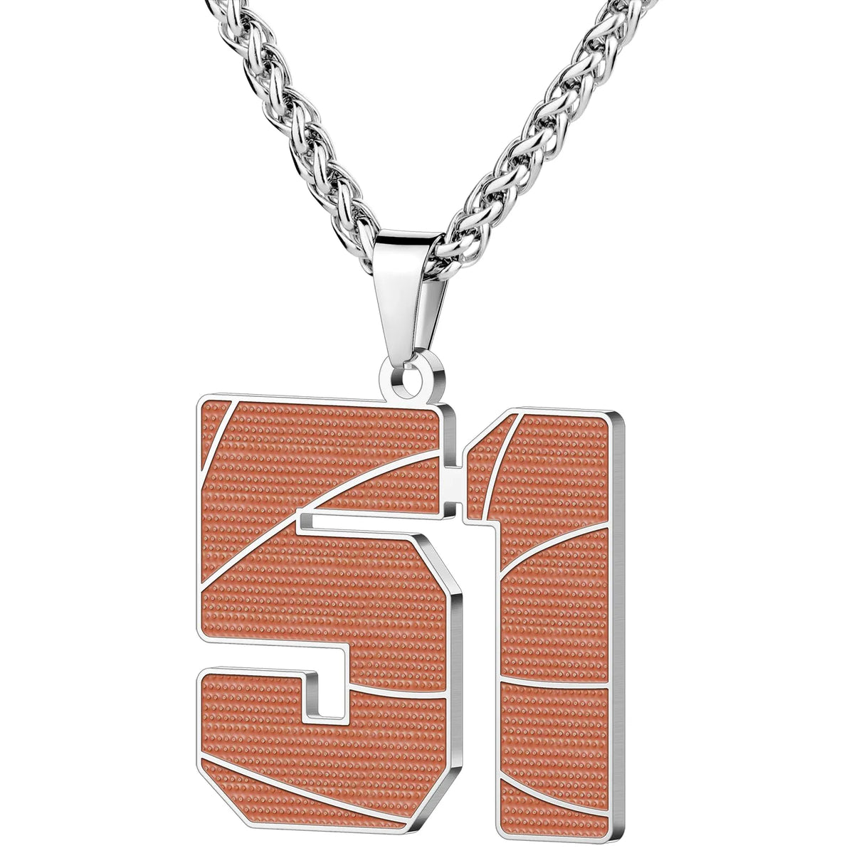Wholesale Basketball Number Necklace | 0-99 | MOQ6 | HAWSON