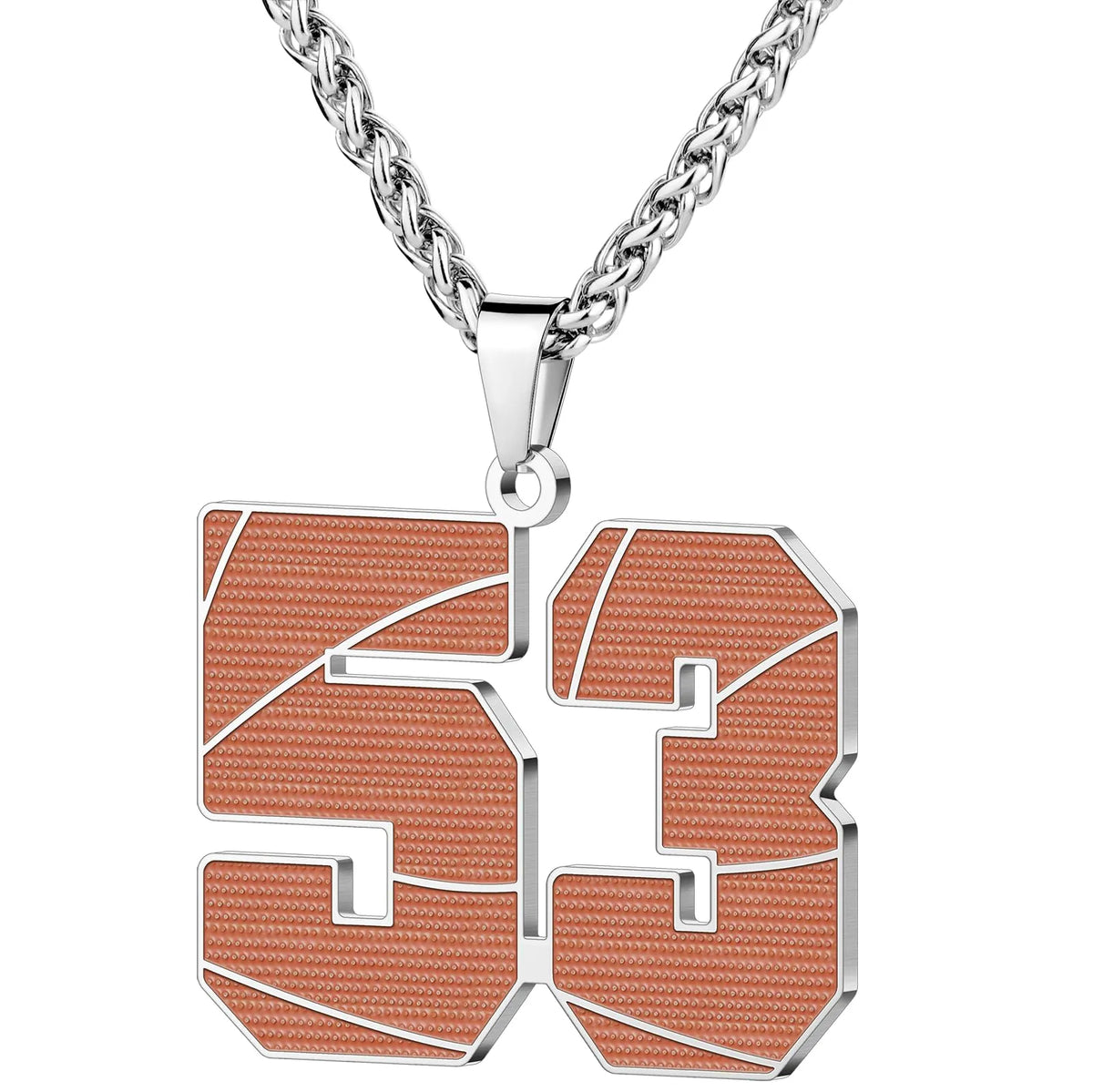 Wholesale Basketball Number Necklace | 0-99 | MOQ6 | HAWSON