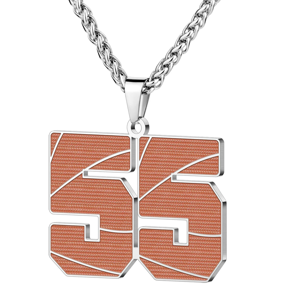 Wholesale Basketball Number Necklace | 0-99 | MOQ6 | HAWSON