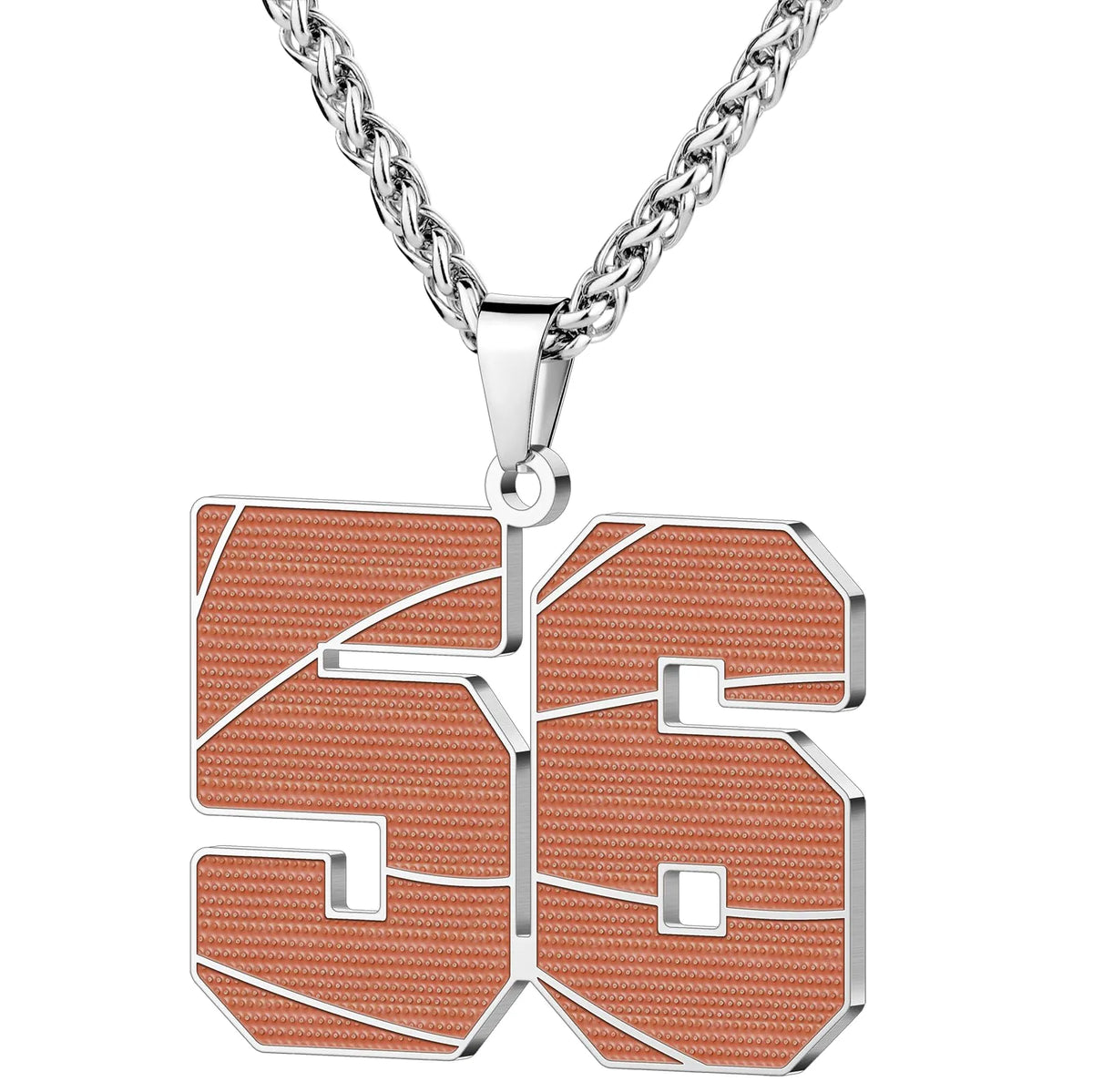 Wholesale Basketball Number Necklace | 0-99 | MOQ6 | HAWSON