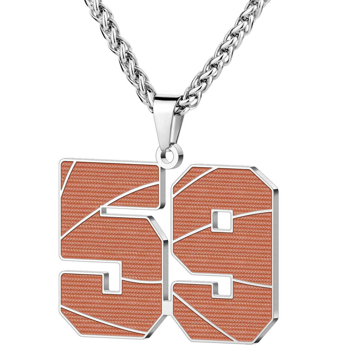 Wholesale Basketball Number Necklace | 0-99 | MOQ6 | HAWSON