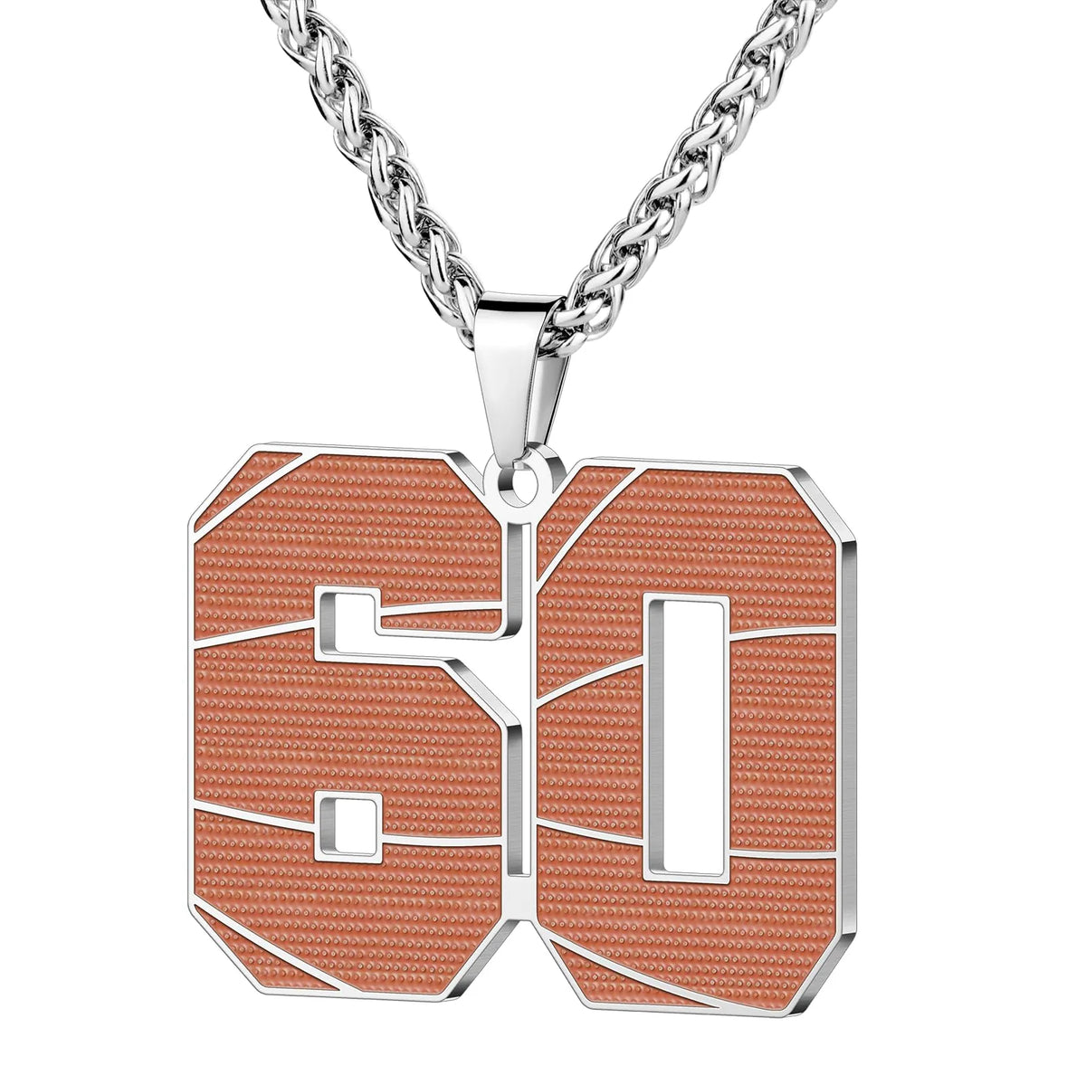 Wholesale Basketball Number Necklace | 0-99 | MOQ6 | HAWSON
