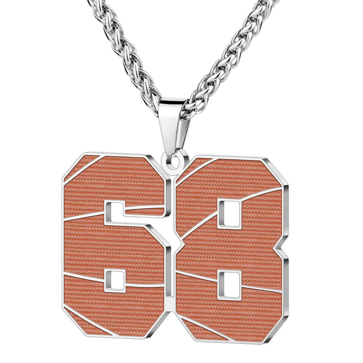 Wholesale Basketball Number Necklace | 0-99 | MOQ6 | HAWSON