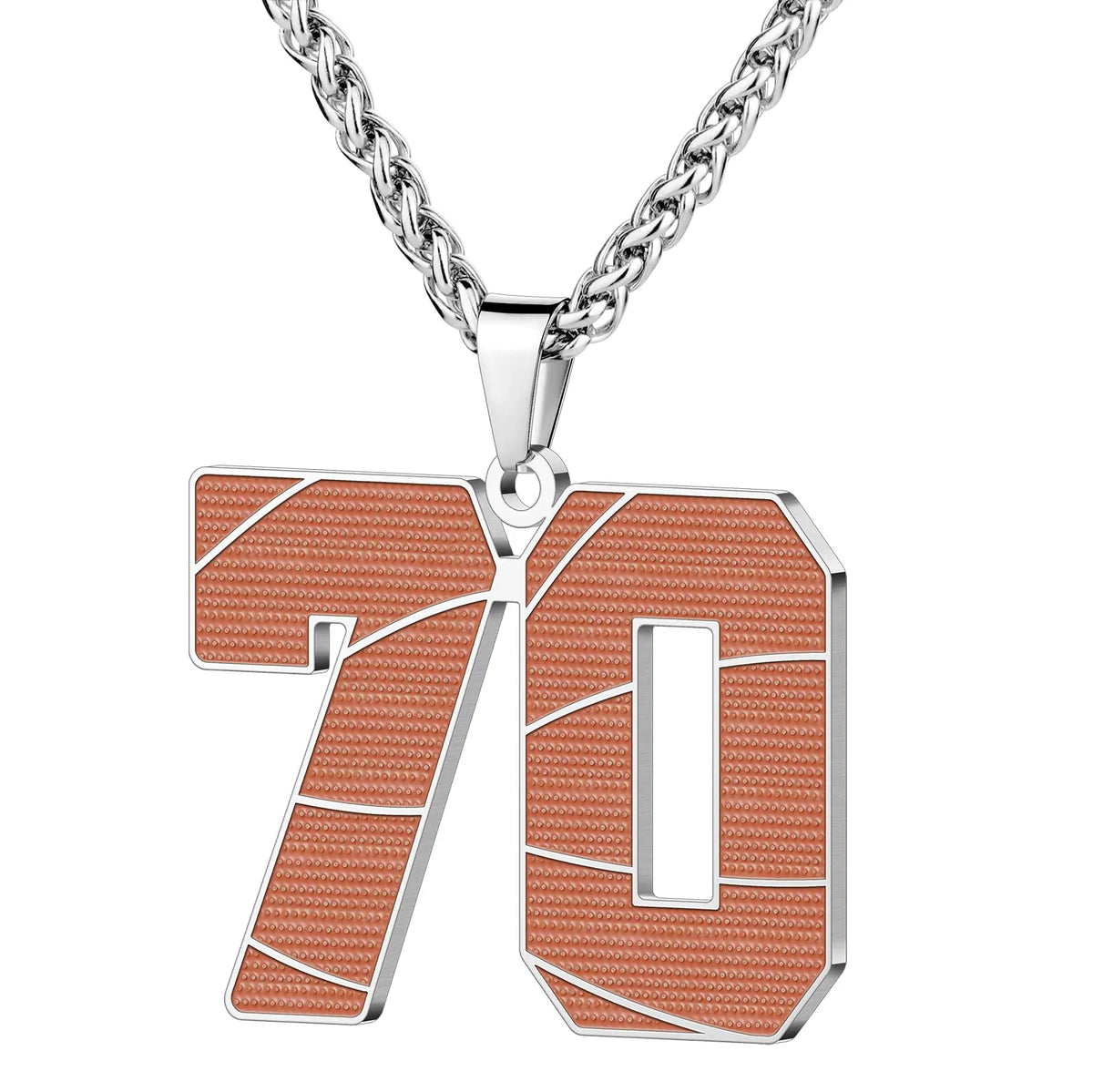Wholesale Basketball Number Necklace | 0-99 | MOQ6 | HAWSON