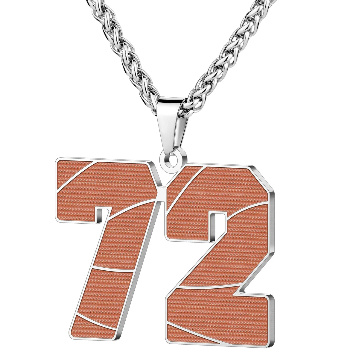 Wholesale Basketball Number Necklace | 0-99 | MOQ6 | HAWSON