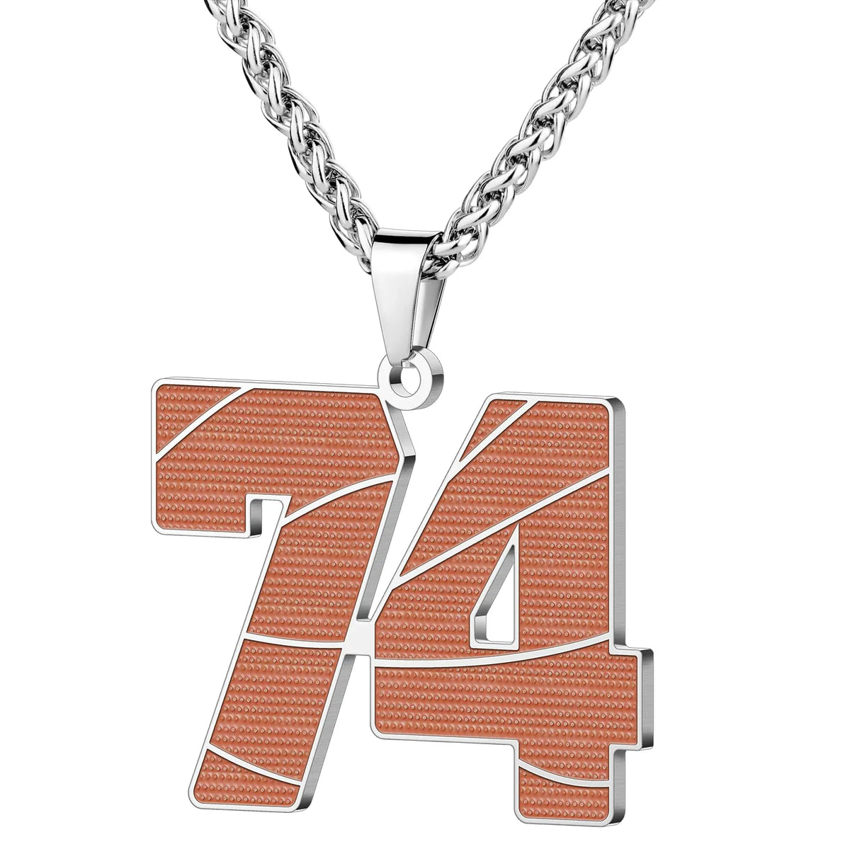 Wholesale Basketball Number Necklace | 0-99 | MOQ6 | HAWSON