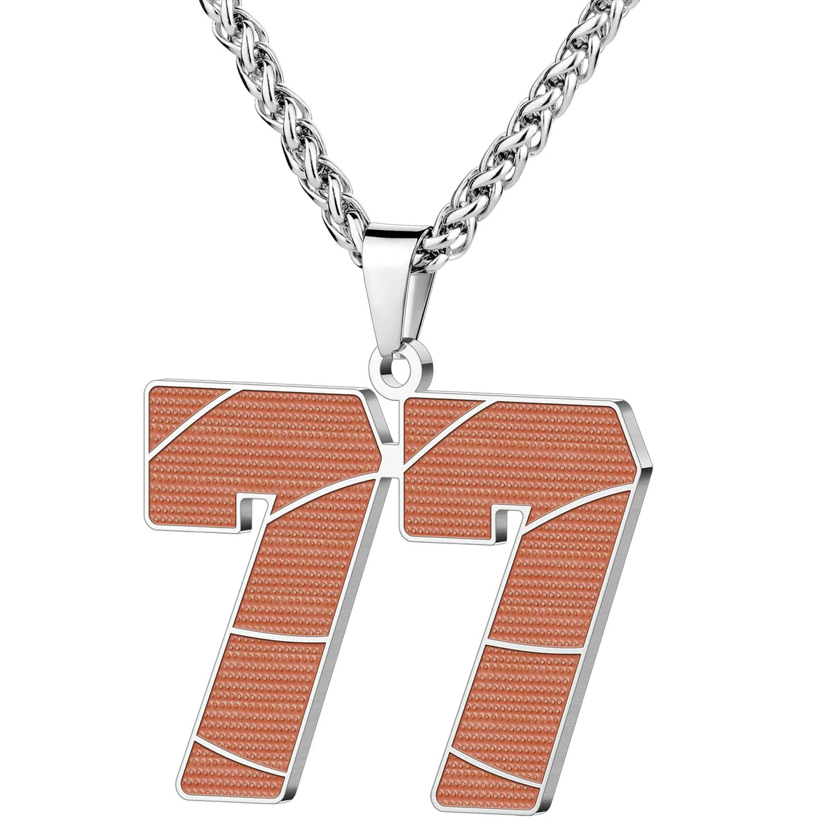 Wholesale Basketball Number Necklace | 0-99 | MOQ6 | HAWSON
