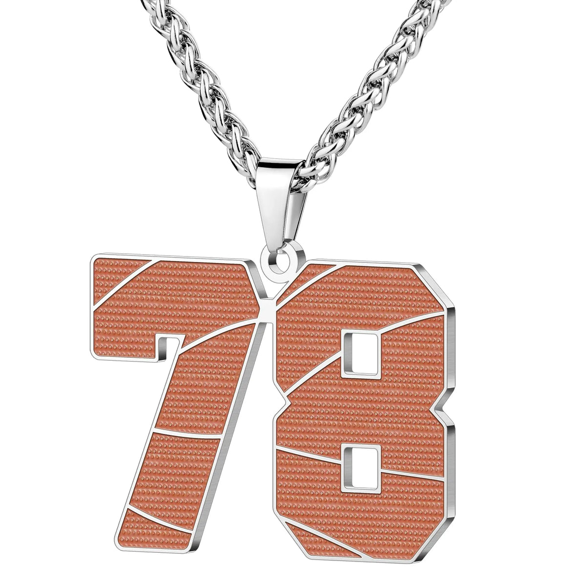 Wholesale Basketball Number Necklace | 0-99 | MOQ6 | HAWSON