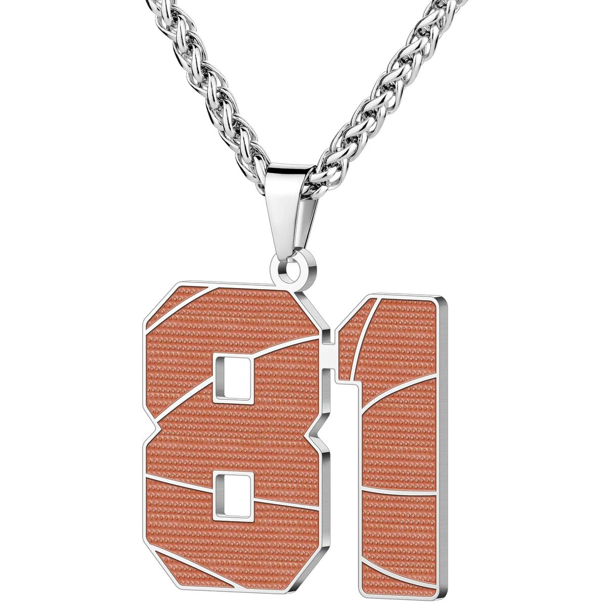 Wholesale Basketball Number Necklace | 0-99 | MOQ6 | HAWSON