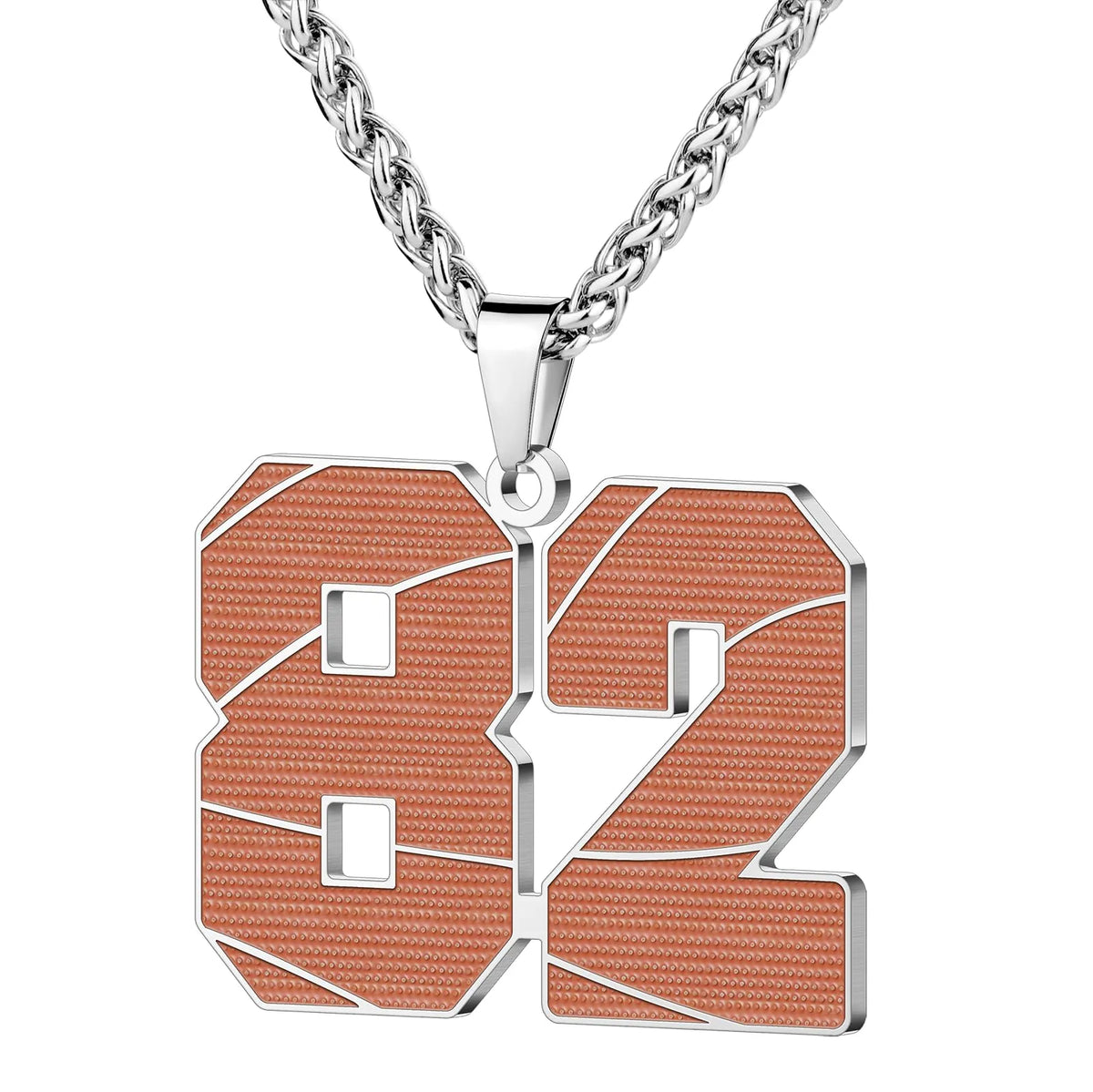 Wholesale Basketball Number Necklace | 0-99 | MOQ6 | HAWSON
