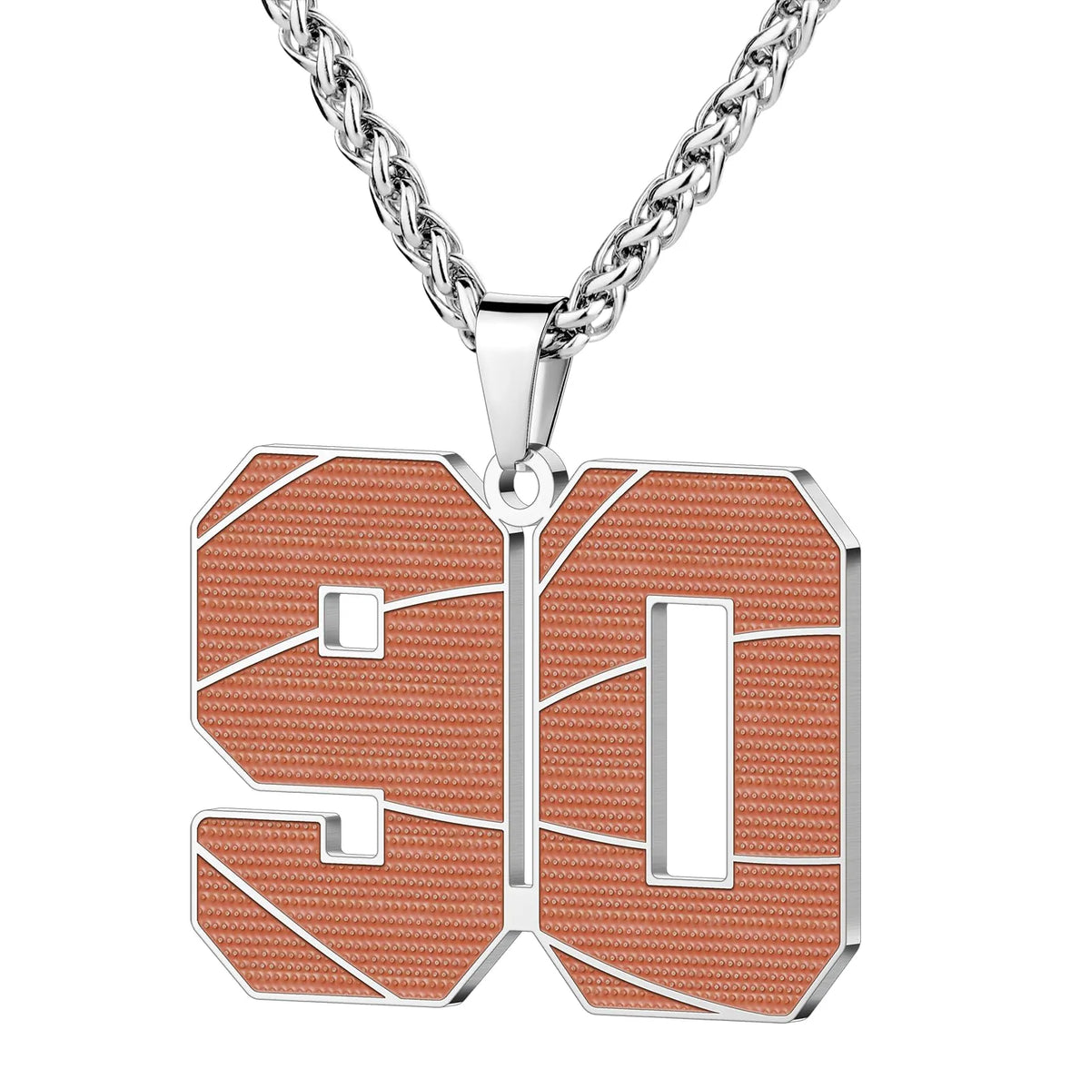 Wholesale Basketball Number Necklace | 0-99 | MOQ6 | HAWSON