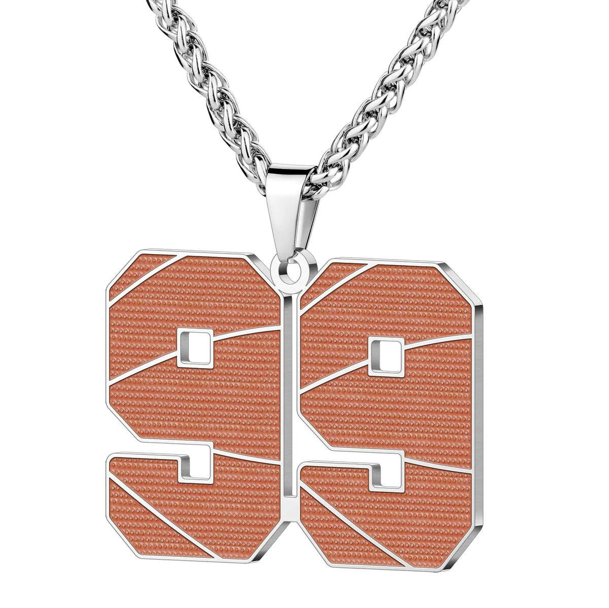 Wholesale Basketball Number Necklace | 0-99 | MOQ6 | HAWSON