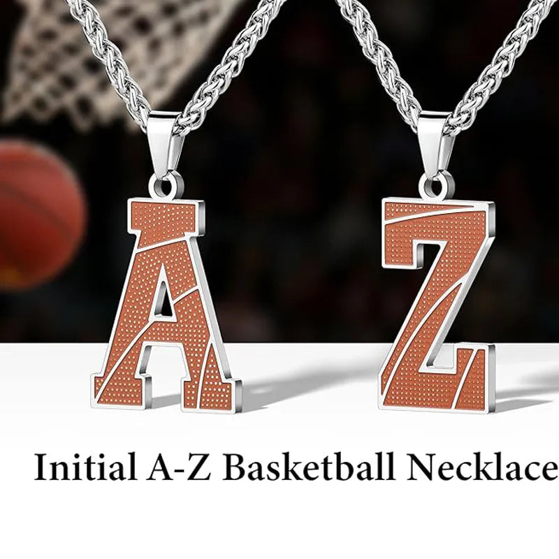 Wholesale Basketball Number Necklace | 0-9 | Stainless Steel | MOQ6 | HAWSON