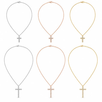 Wholesale Crystal Cross Necklaces 6Pcs Set | MOQ 1 | Hawson
