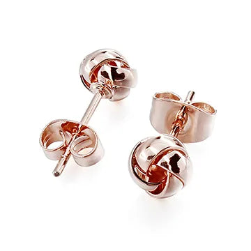 Wholesale Crystal Stud Earrings | Rose Gold & Silver | MOQ6 | HAWSON