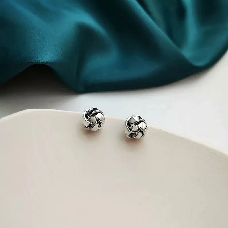 Wholesale Crystal Stud Earrings | Rose Gold & Silver | MOQ6 | HAWSON