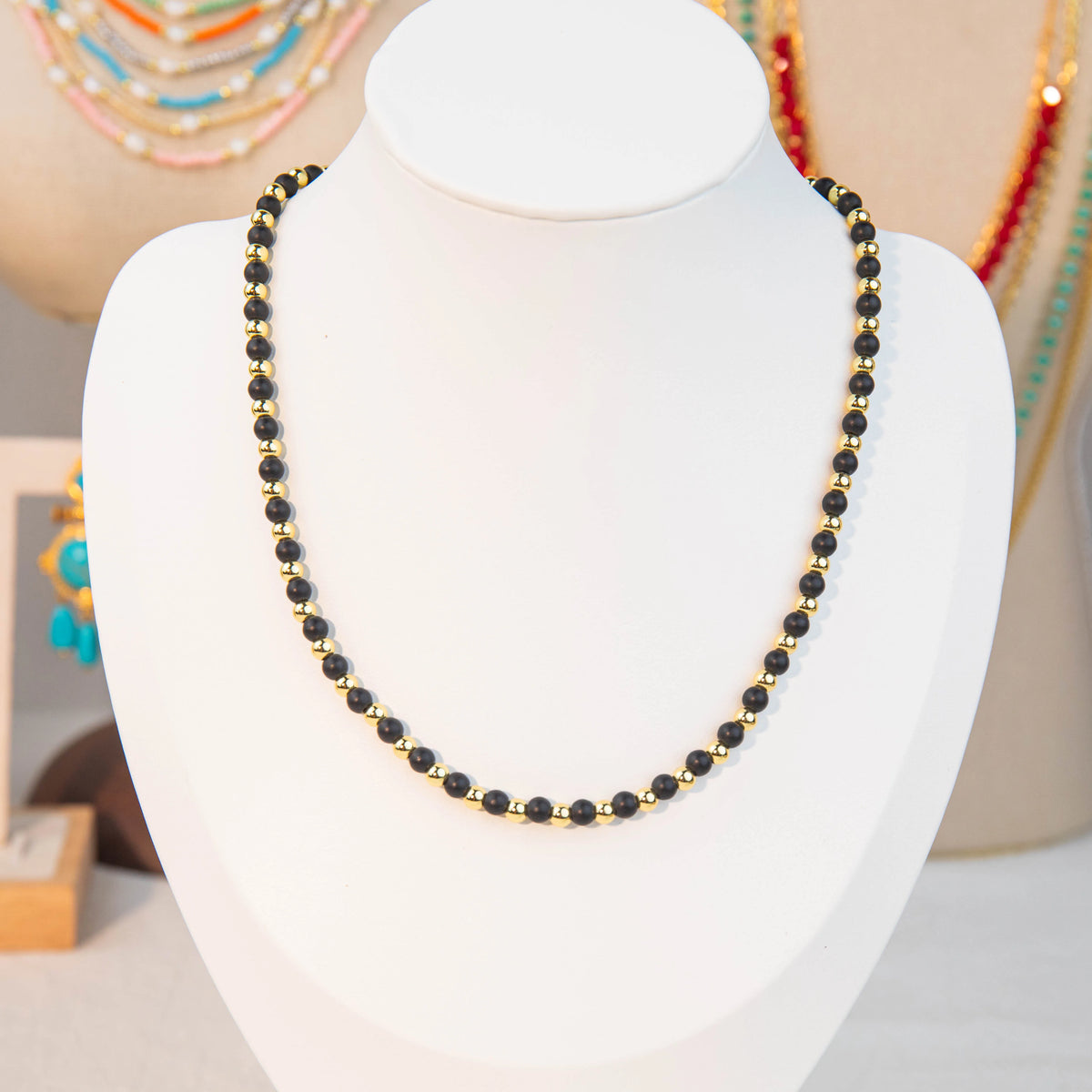 Wholesale DIY 6-Piece Mixed Bead Necklace Set | 4mm Beads | Hawson