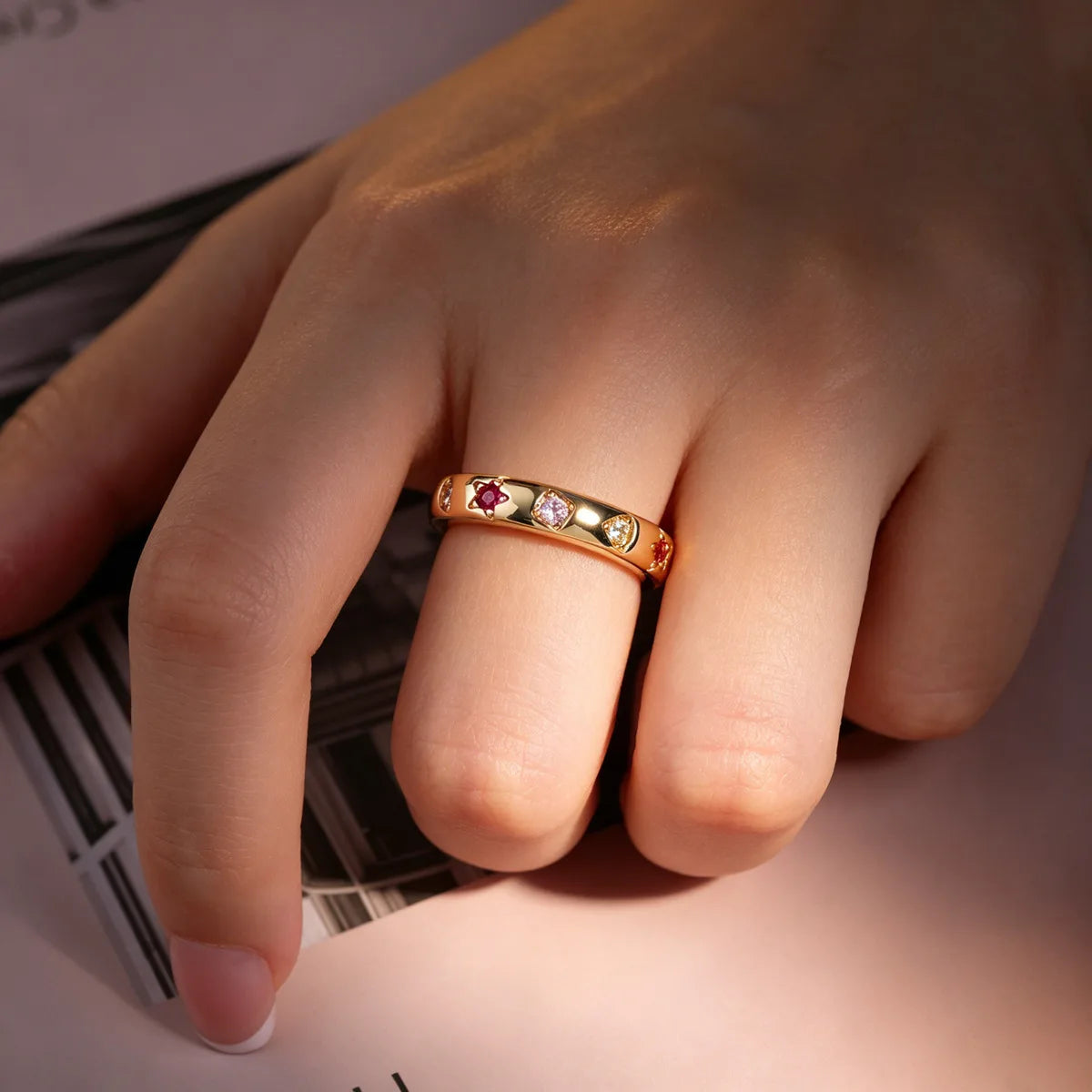 Wholesale Gold-Tone Rings | 7 Styles | MOQ 6 | Hawson