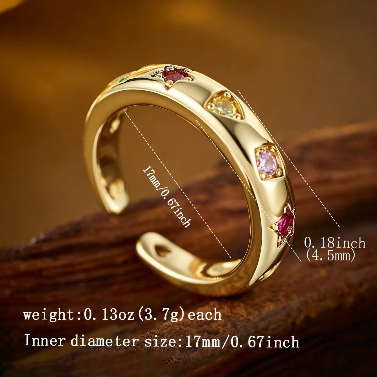 Wholesale Gold-Tone Rings | 7 Styles | MOQ 6 | Hawson