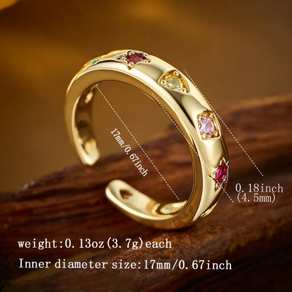 Wholesale Gold-Tone Rings | 7 Styles | MOQ 6 | Hawson