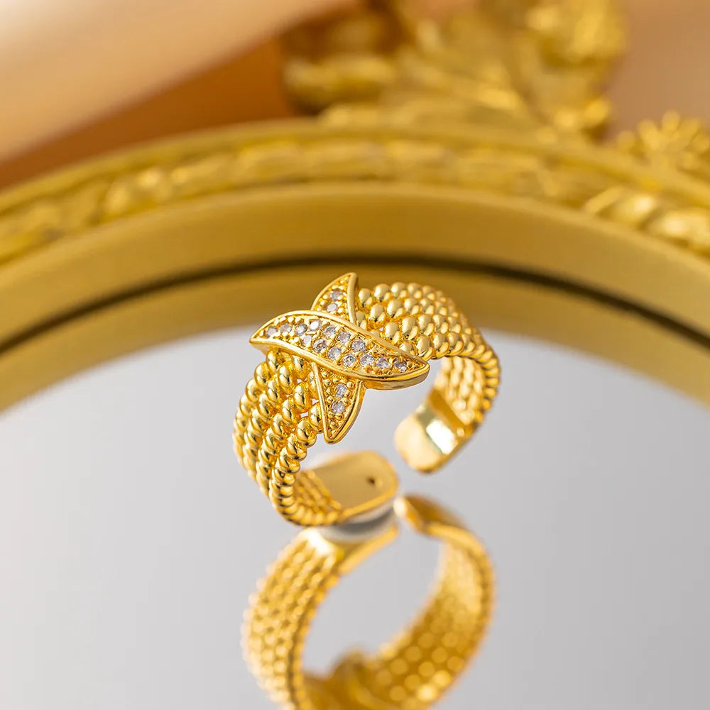 Wholesale Gold-Tone Rings | 7 Styles | MOQ 6 | Hawson