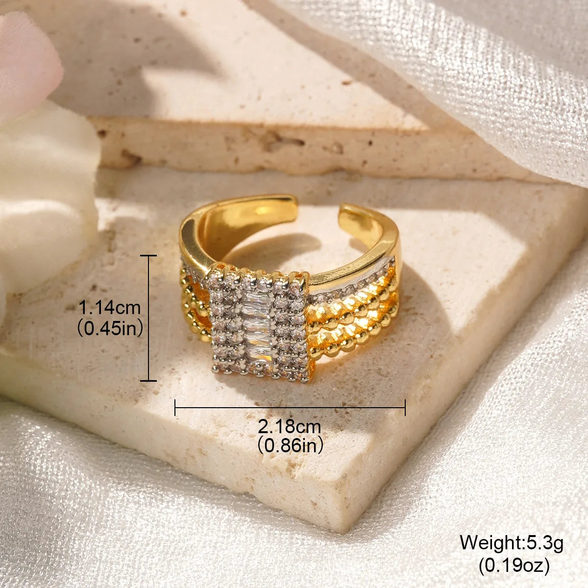 Wholesale Gold-Tone Rings | 7 Styles | MOQ 6 | Hawson