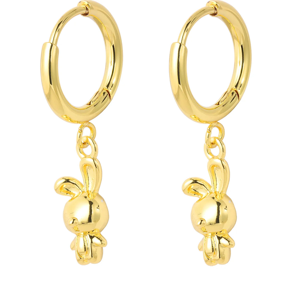 A curated collection of gold-tone dangling earrings featuring various charming motifs, including shells, fruits, animals, and sea creatures. Perfect for adding a playful, elegant touch to any outfit. A ready-to-sell bestseller for gift shops and fashion retailers.