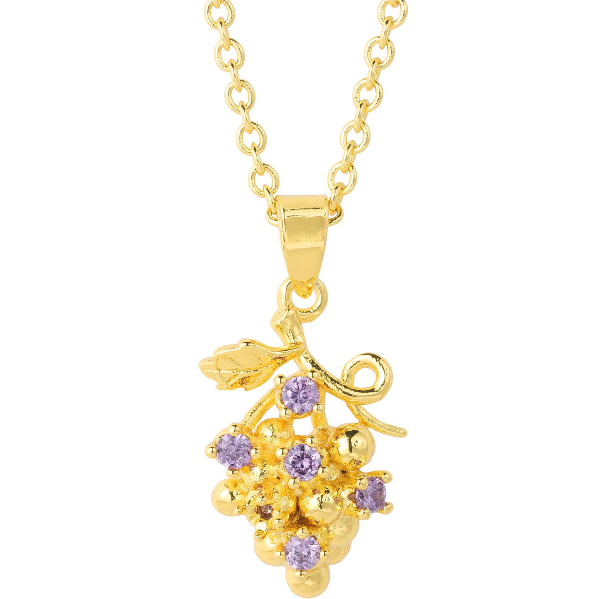 A curated collection of gold-tone pendant necklaces featuring various charming motifs, including shells, fruits, animals, and sea creatures. Complete with a delicate matching chain, these necklaces are perfect for everyday wear. A ready-to-sell bestseller for gift shops and fashion retailers.
