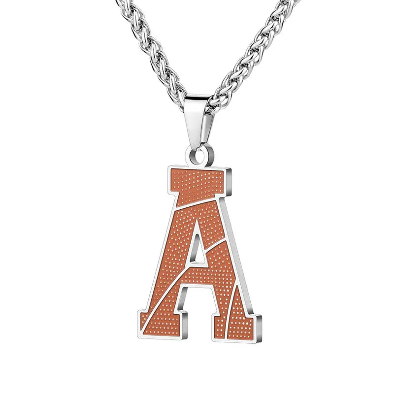 Wholesale Basketball Number Necklace | 0-9 | Stainless Steel | MOQ6 | HAWSON