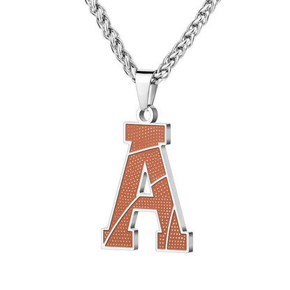 Wholesale Basketball Number Necklace | 0-9 | Stainless Steel | MOQ6 | HAWSON