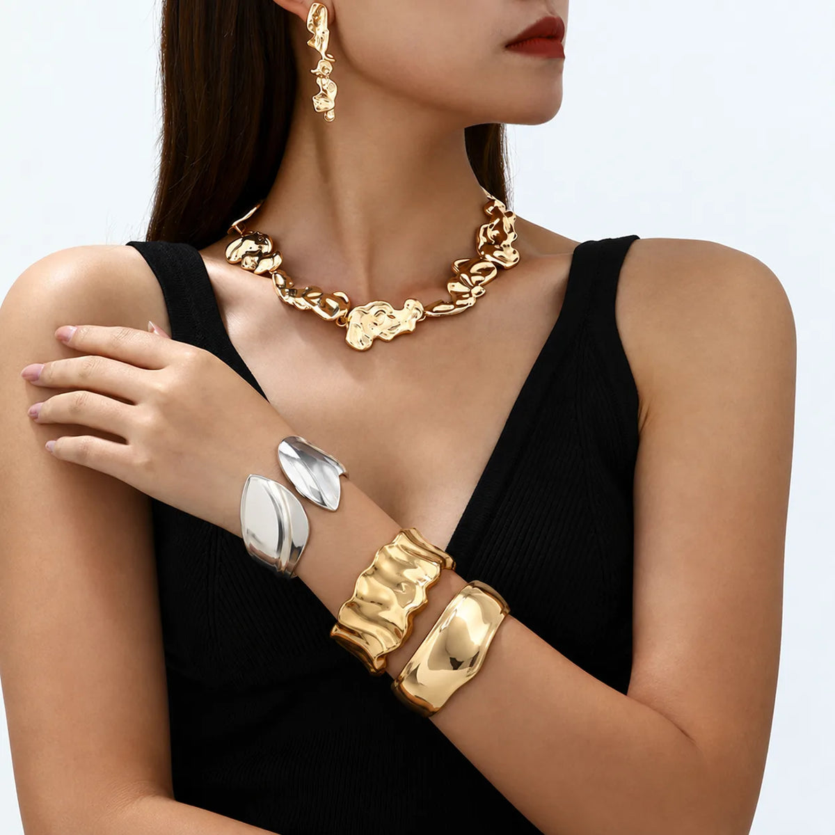 Wholesale Metal Jewelry Set | 6 Pieces | Stainless Steel | HAWSON