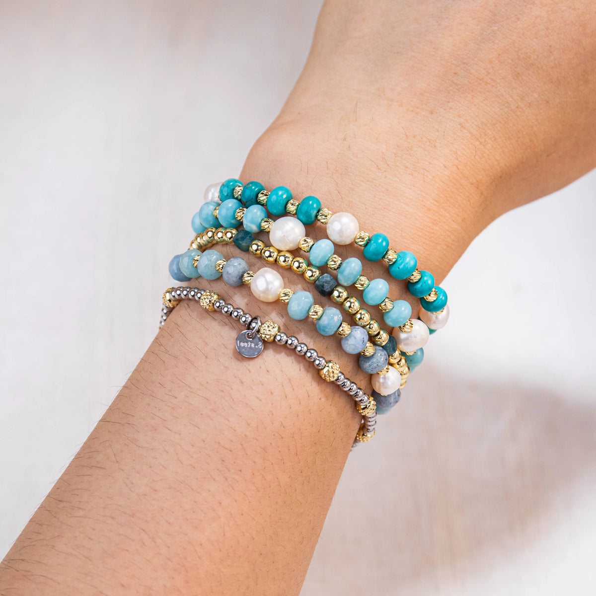 Wholesale Natural Stone Bracelet 5 Pieces Set | MOQ 1 | Hawson