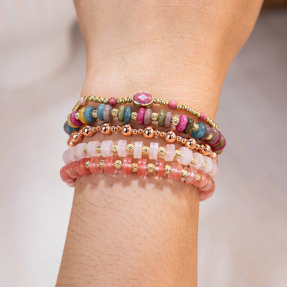 Wholesale Natural Stone Bracelet 5 Pieces Set | MOQ 1 | Hawson
