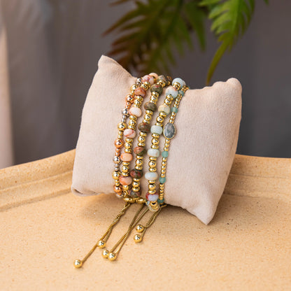 Wholesale Natural Stone Bracelet 5 Pieces Set | MOQ 1 | Hawson