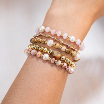 Wholesale Natural Stone Bracelet 5 Pieces Set | MOQ 1 | Hawson