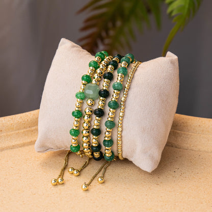 Wholesale Natural Stone Bracelet 5 Pieces Set | MOQ 1 | Hawson