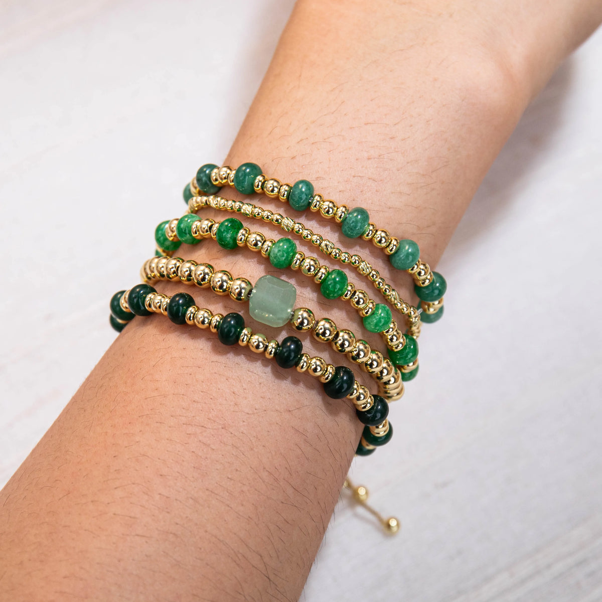 Wholesale Natural Stone Bracelet 5 Pieces Set | MOQ 1 | Hawson