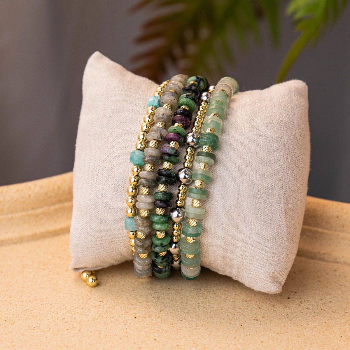 Wholesale Natural Stone Bracelet 5 Pieces Set | MOQ 1 | Hawson
